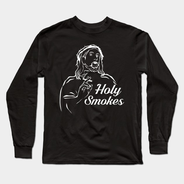 Holy smokes Shirt I Jesus religion bible church Long Sleeve T-Shirt by biNutz